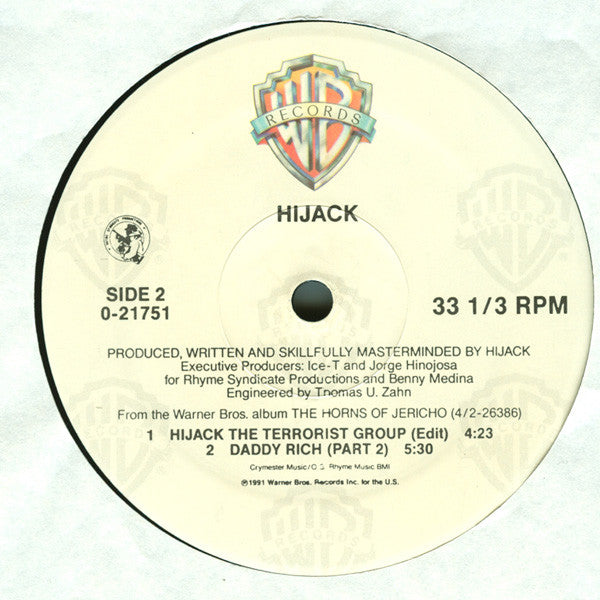 Hijack (2) : Daddy Rich (12", Maxi)