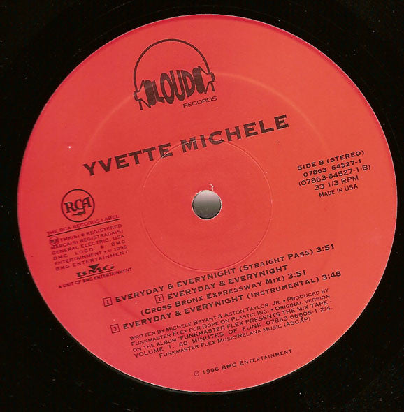 Yvette Michele : Everyday & Everynight (Remix) (12")
