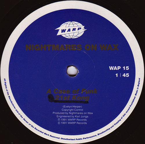 Nightmares On Wax : A Case Of Funk (12", EP)