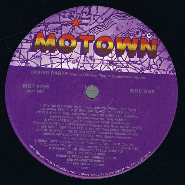 Various : House Party (Original Motion Picture Soundtrack) (LP, Comp)