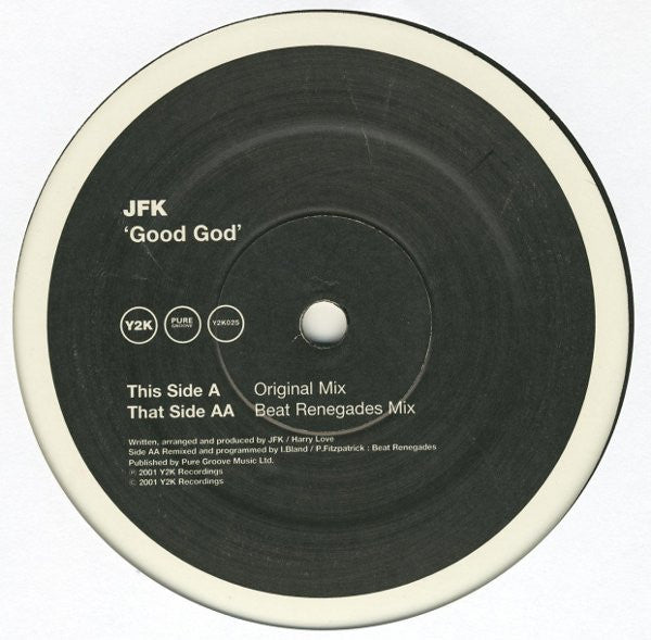 JFK : Good God (12", Single)