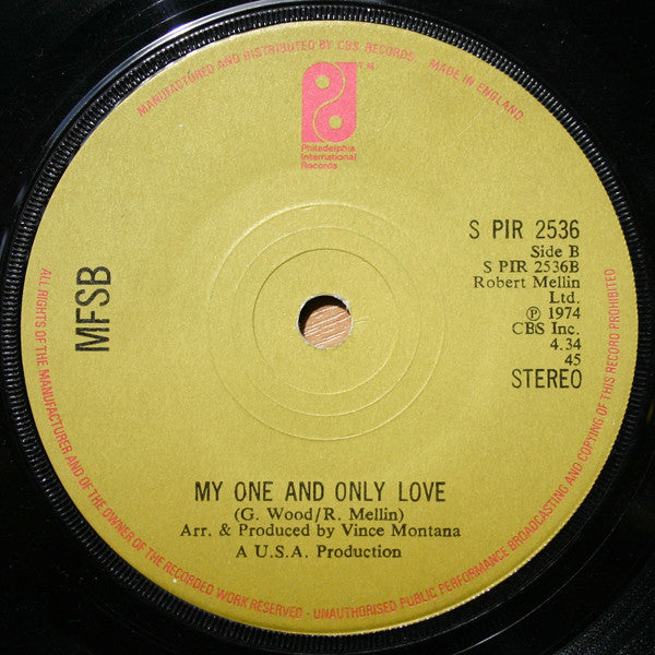 MFSB : Love Is The Message (7")