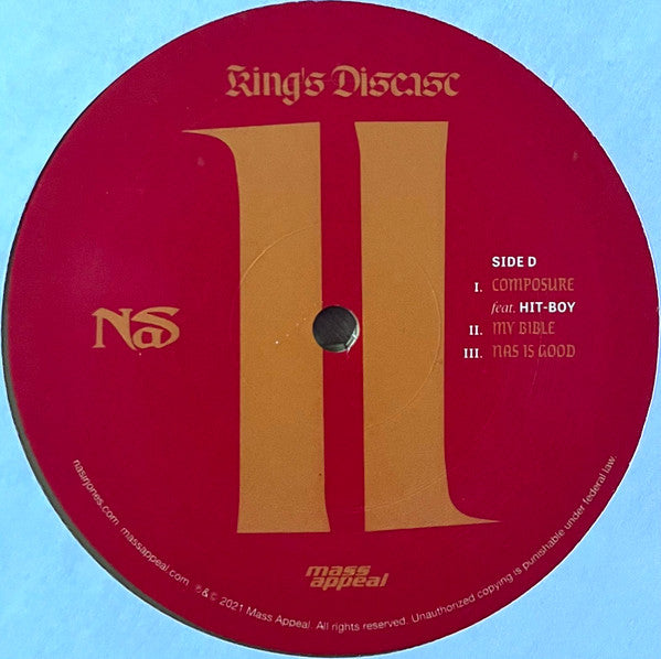 Nas : King's Disease II (2xLP, Album, Gol)