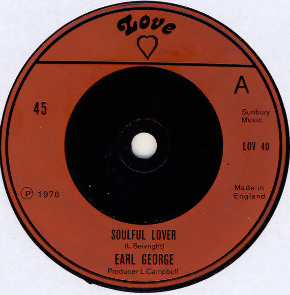 Earl George : Soulful Lover (7")