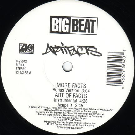 Artifacts : Art Of Facts (12", Single)