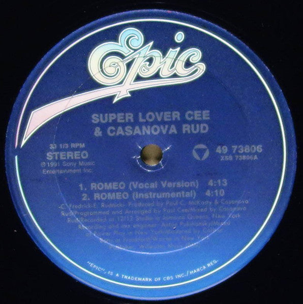 Super Lover Cee & Casanova Rud : Romeo (12")