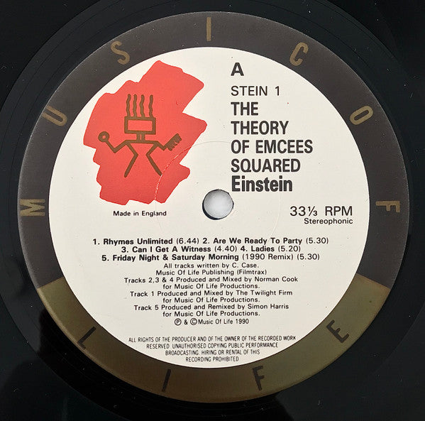 Einstein (2) : The Theory Of Emcees Squдred (LP, Album)