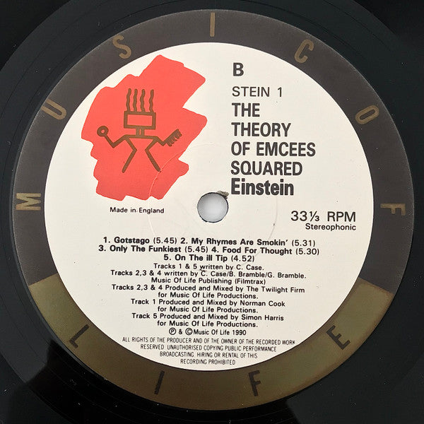 Einstein (2) : The Theory Of Emcees Squдred (LP, Album)