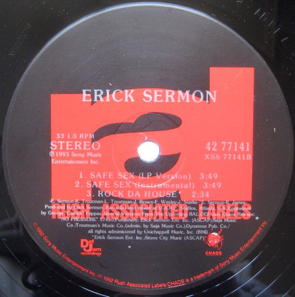 Erick Sermon : Stay Real (12")