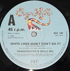 Grandmaster & Melle Mel* : White Lines (Don't Don't Do It) (12", 2 T)