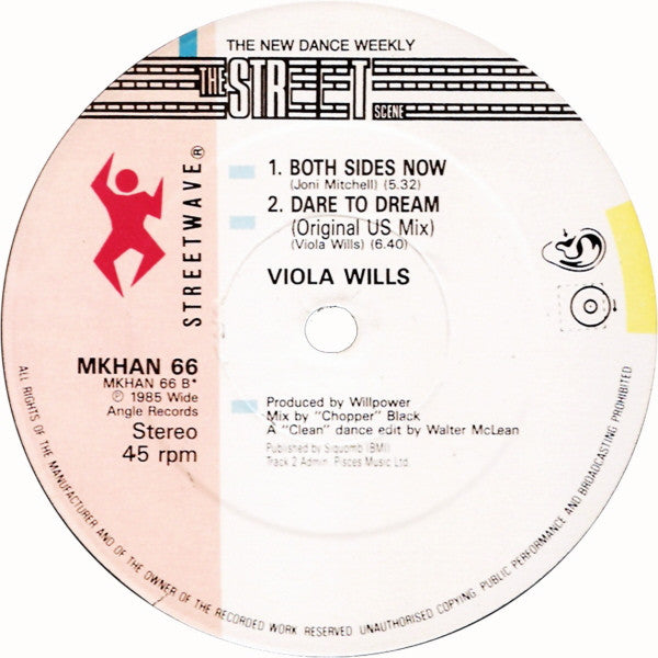 Viola Wills : Dare To Dream (12", Single)