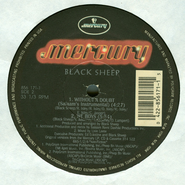 Black Sheep : Without A Doubt (12")