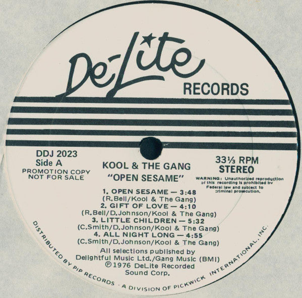 Kool And The Gang* : Open Sesame (LP, Album, Promo)