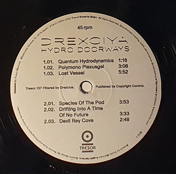 Drexciya : Hydro Doorways (12", RE)