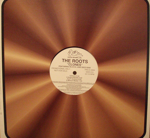 The Roots : Clones / Section (12", Promo)