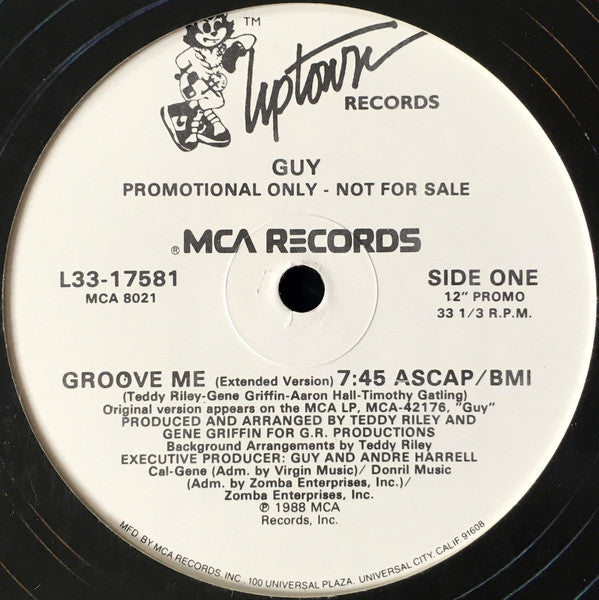 Guy : Groove Me (12", Promo)