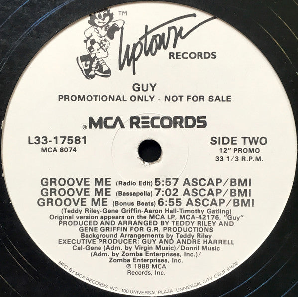 Guy : Groove Me (12", Promo)