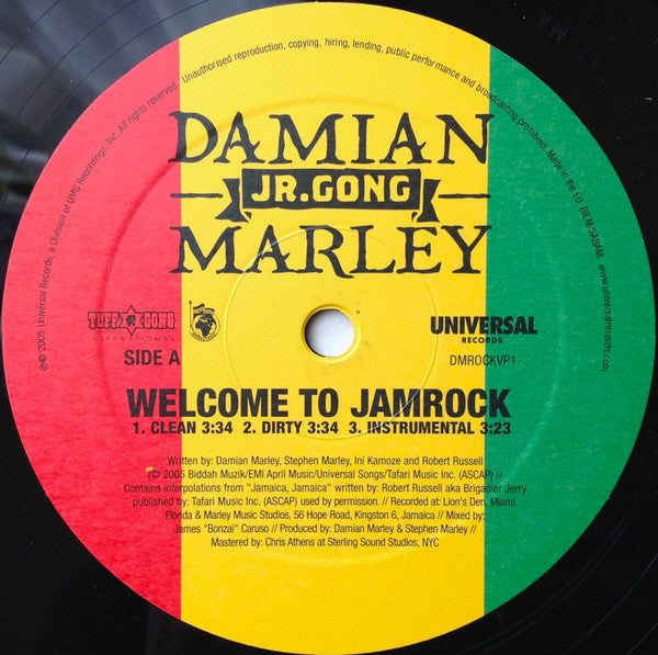 Damian "Jr. Gong" Marley* : Welcome To Jamrock (12")