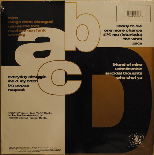 Notorious B.I.G. : Ready To Die (2xLP, Album, Ltd, RE, Gol)
