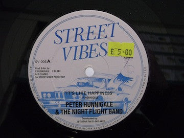 Peter Hunnigale & The Night Flight Band : It's Like Happiness (12")
