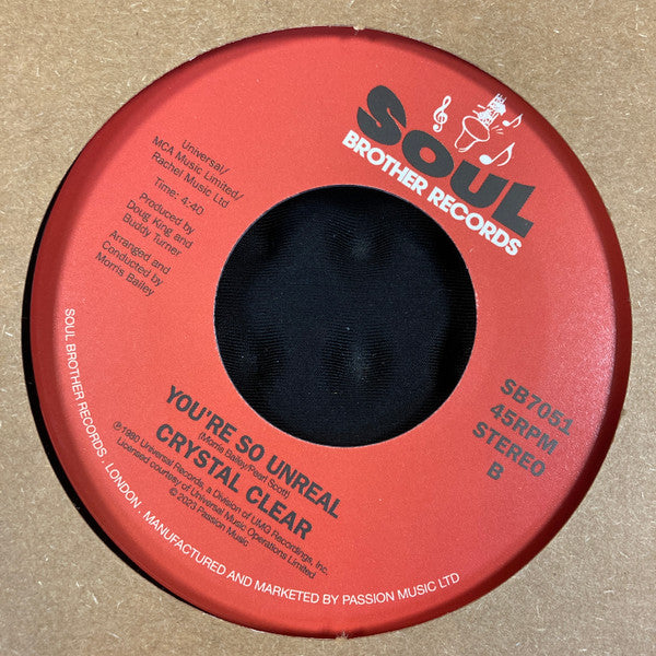 Crystal Clear (6) : Stay With Me (7", RE)