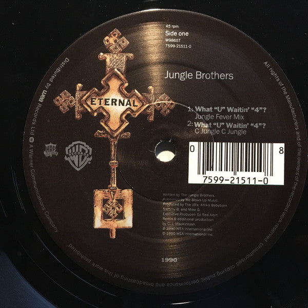 Jungle Brothers : What "U" Waitin' "4"? (2x12", Ltd, Gat)