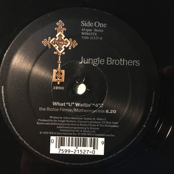 Jungle Brothers : What "U" Waitin' "4"? (2x12", Ltd, Gat)