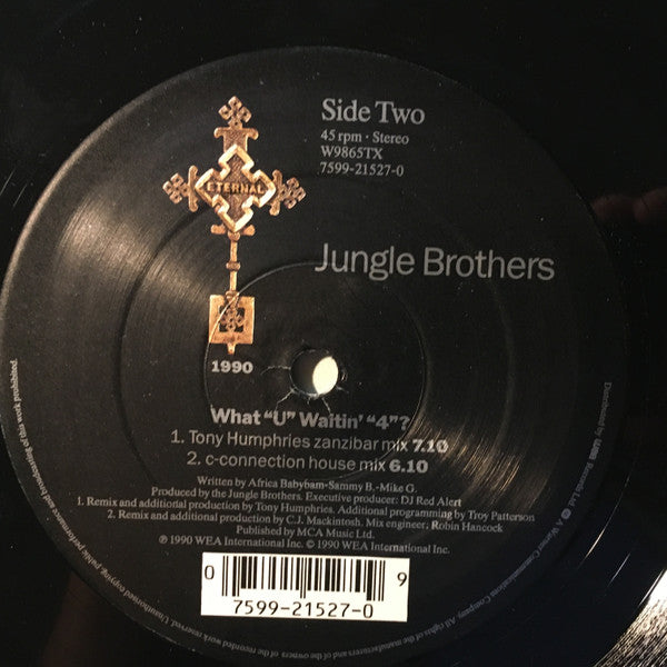 Jungle Brothers : What "U" Waitin' "4"? (2x12", Ltd, Gat)