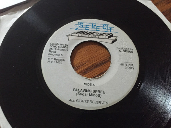 Sugar Minott : Palaving Spree (7")