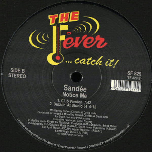 Sandée* : Notice Me (12", RE)
