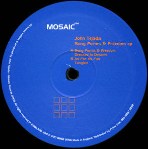 John Tejada : Song Forms & Freedom EP (12", EP)