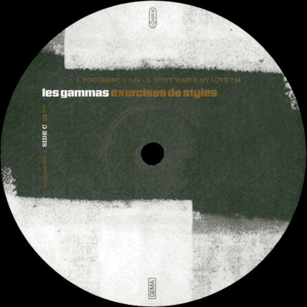 Les Gammas : Exercices De Styles (2xLP, Album)
