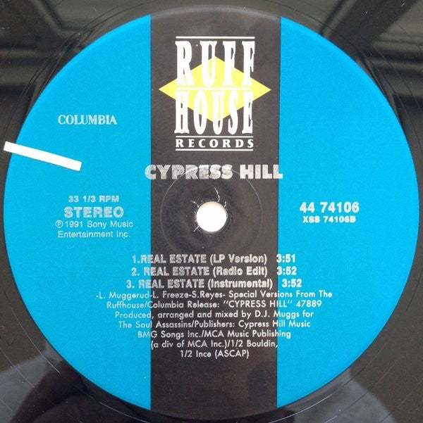 Cypress Hill : Hand On The Pump / Real Estate (12")