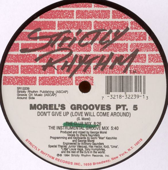 George Morel : Morel's Grooves Pt. 5 (12")