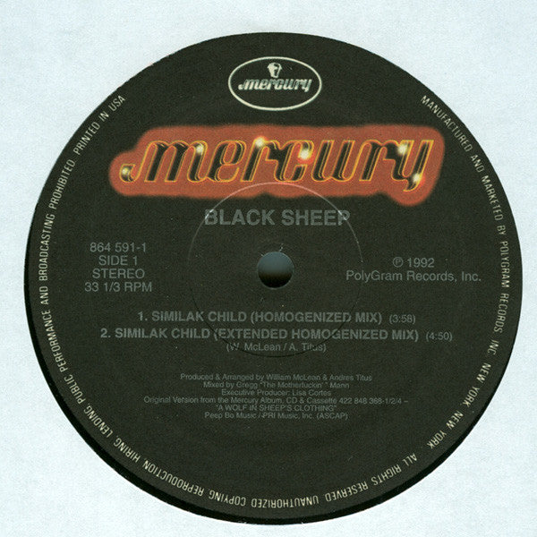 Black Sheep : Similak Child (12", Single)