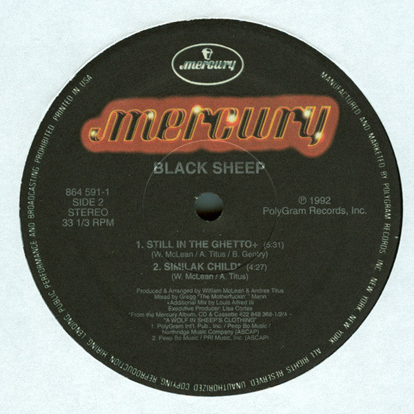 Black Sheep : Similak Child (12", Single)