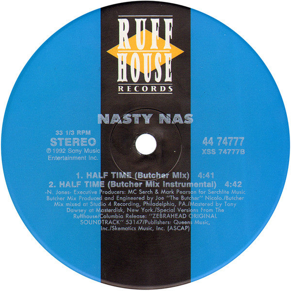 Nasty Nas* : Half Time (12", Single)