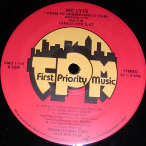 MC Lyte : I Cram To Understand U (Sam) (12", Promo)