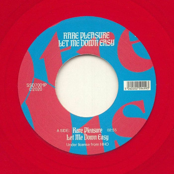 Rare Pleasure : Let Me Down Easy (7", RE, Red)