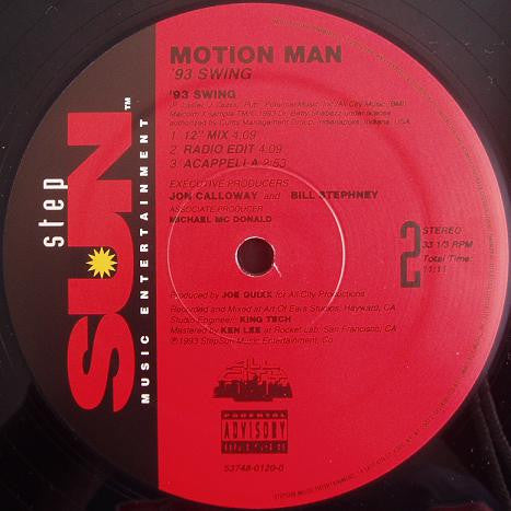 Motion Man : Mo' Like Flows On / '93 Swing (12")