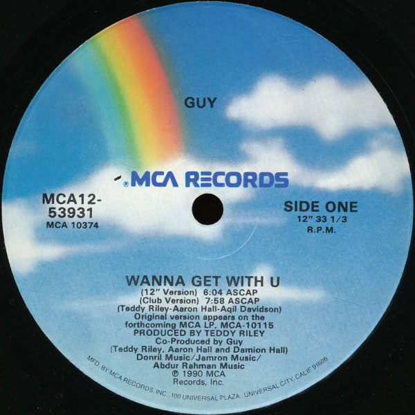 Guy : I Wanna Get With U (12", Single)