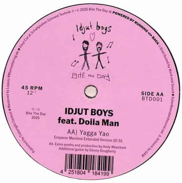 Idjut Boys Feat. Dolla Man* : Yagga Yao (12")