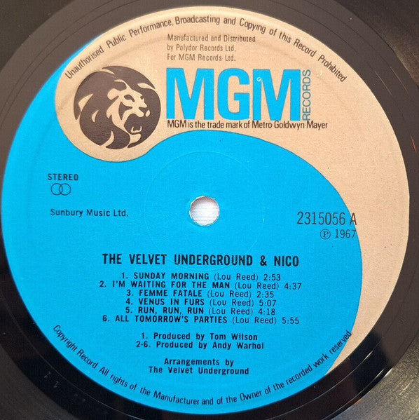 The Velvet Underground & Nico (3) : The Velvet Underground & Nico (LP, Album, RE, Gat)