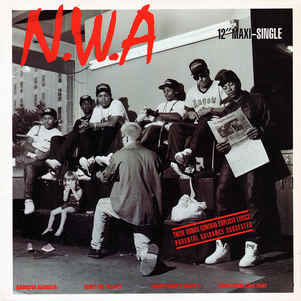 N.W.A. : Gangsta Gangsta (12", Maxi, SRC)