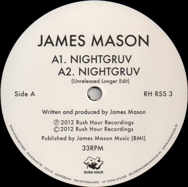 James Mason : I Want Your Love (12", RE)