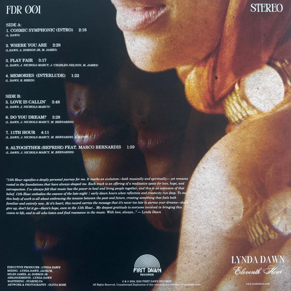 Lynda Dawn : 11th Hour (LP, RP, Ora)