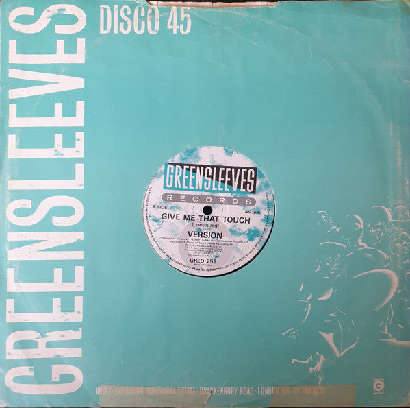 Deborahe Glasgow : Give Me That Touch (12")