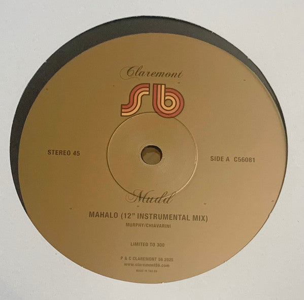 Mudd : Mahalo / Mata Ne (12")