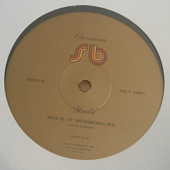 Mudd : Mahalo / Mata Ne (12")