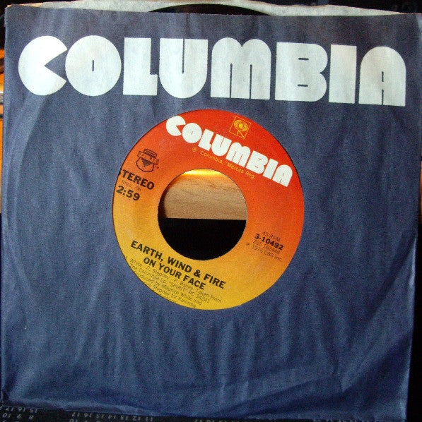 Earth, Wind & Fire : On Your Face (7", Single)